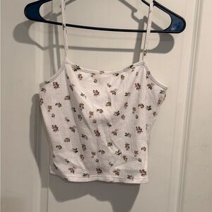 Justify White Floral Camisole Top